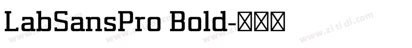 LabSansPro Bold字体转换